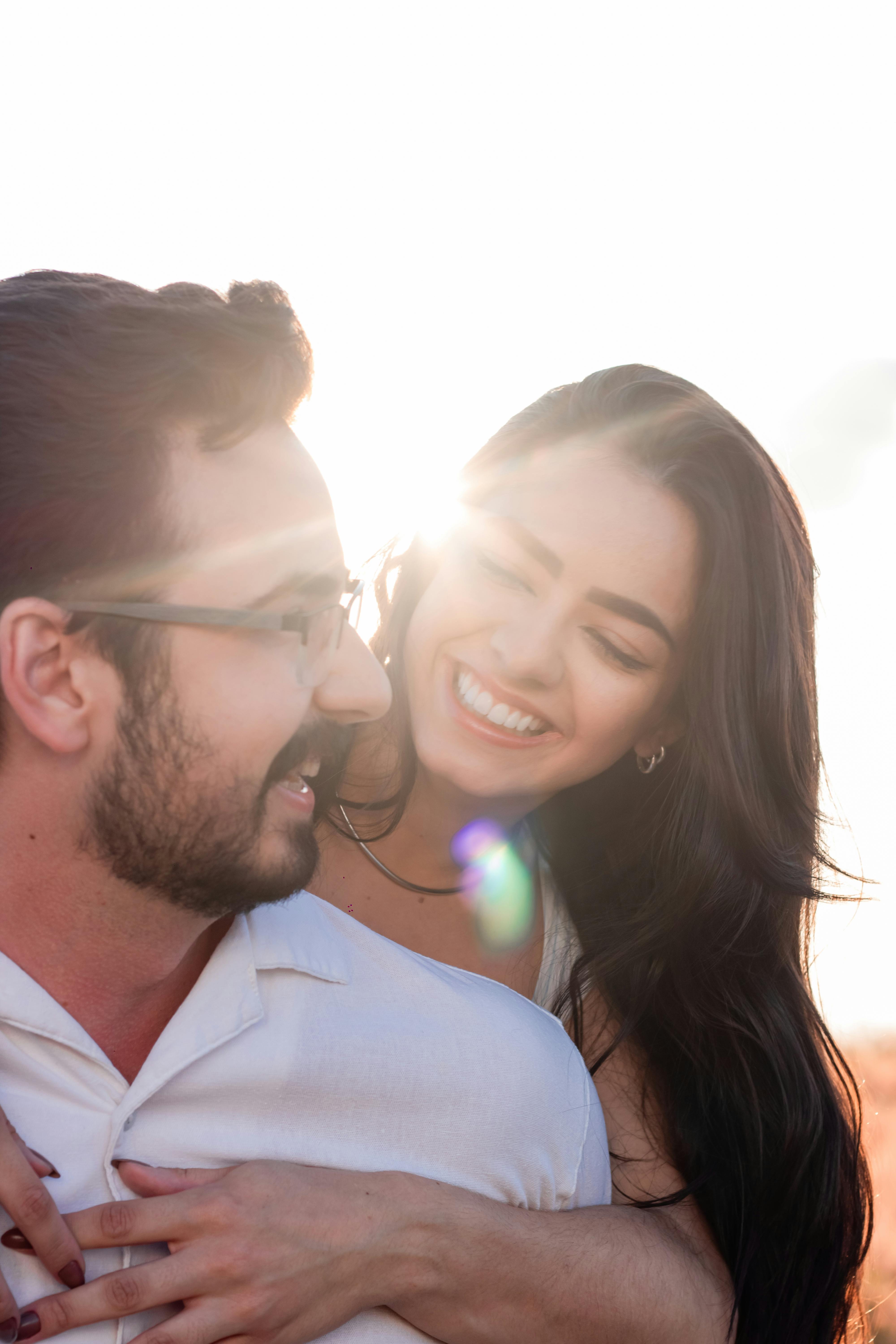 Confident woman smiling